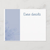 De datum opslaan ... uw eigen tekst toevoegen aankondigingskaart (Achterkant)