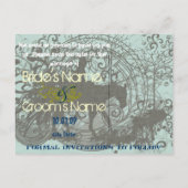 De datum opslaan - Westerne Grunge - Aankondigingskaart (Achterkant)