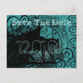 De datum opslaan - Westerne Grunge - Aankondigingskaart (Voorkant)