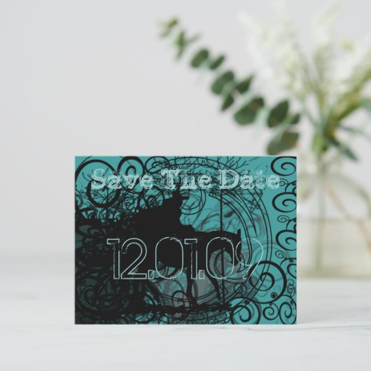 De datum opslaan - Westerne Grunge - Aankondigingskaart (Staand voorkant)