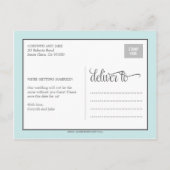 "DE" Datum - Sla de datumkaart op Aankondigingskaart (Achterkant)