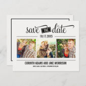 "DE" Datum - Sla de datumkaart op Aankondigingskaart (Voorkant / Achterkant)