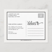 "DE" Datum - Sla de datumkaart op Aankondigingskaart (Achterkant)