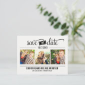 "DE" Datum - Sla de datumkaart op Aankondigingskaart (Staand voorkant)