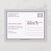 "DE" Datum - Sla de datumkaart op Aankondigingskaart (Achterkant)