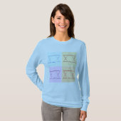 De datum/ster van David opslaan T-shirt (Voorkant volledig)