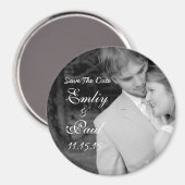 De datum-uw foto opslaan magneet (Voorkant / Achterkant)