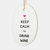 De Datum van de Aangepaste naam van de Wijn van de Keramisch Ornament (Links)