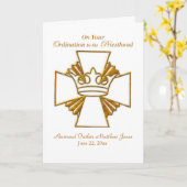 De Datum van de douane, de Gelukwens van de Kaart (Gele Bloem)