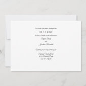 De datum van de fotokaart minimaal wijzigen save the date (Achterkant)