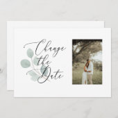 De datum van de fotokaart minimaal wijzigen save the date (Voorkant / Achterkant)