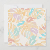 De datum van de tropische palmwoestijn van Cactus Save The Date (Achterkant)