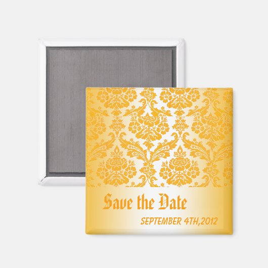 de datum van gele vouw opslaan magneet (Voorkant / Achterkant)