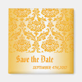 de datum van gele vouw opslaan magneet (Voorkant)