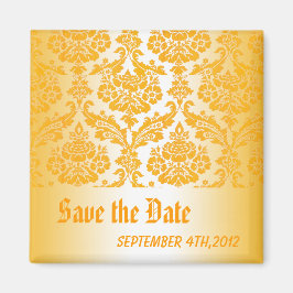 de datum van gele vouw opslaan magneet