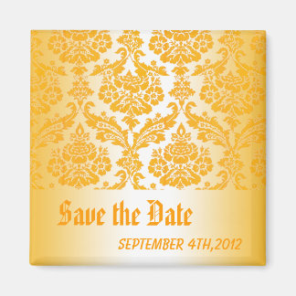 de datum van gele vouw opslaan magneet