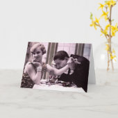 De Datum van het diner Kaart (Gele Bloem)