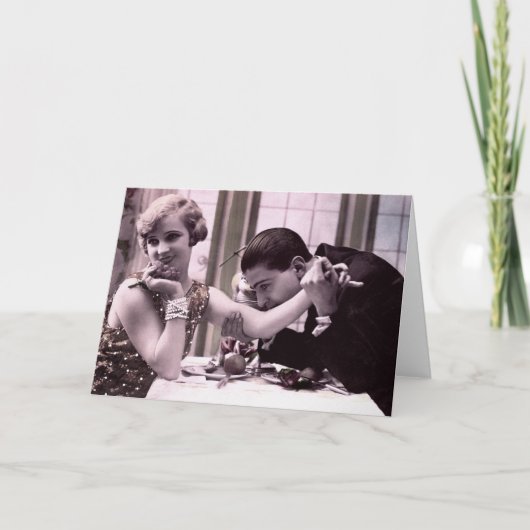 De Datum van het diner Kaart (Voorkant)