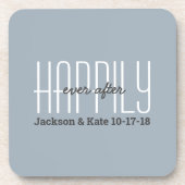 De datum van het Jubileum van de weddenschap geluk Bier Onderzetter (Voorkant)