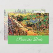 De datum voor bruiloften opslaan.... aankondigingskaart (Voorkant / Achterkant)