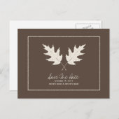 De datum waarop de eik weglekt, wordt gered door h aankondigingskaart (Voorkant / Achterkant)