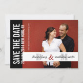 De datum waarop de foto's zijn opgeslagen, opslaan save the date (Voorkant)