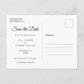 De datum waarop de gouden hartfoto van de agenda i aankondigingskaart (Achterkant)