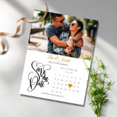 De datum waarop de gouden hartfoto van de agenda i aankondigingskaart