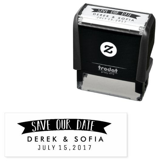 De datum zelf inkepen stempel opslaan (In situ)