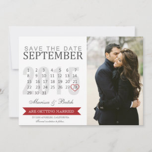 De datumagenda-aankondigingen opslaan Weddenscha Save The Date