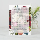 De datumagenda opslaan save the date (Staand voorkant)