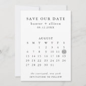 De datumagenda opslaan save the date (Voorkant)