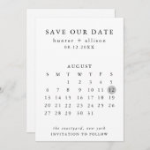 De datumagenda opslaan save the date (Voorkant / Achterkant)