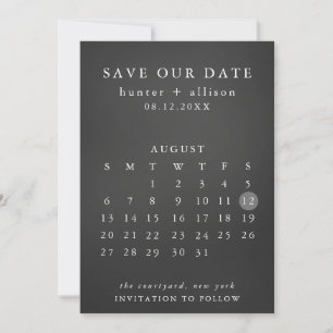 De datumagenda opslaan save the date