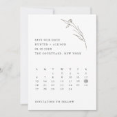 De datumagenda opslaan save the date (Voorkant)