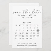 De datumagenda opslaan save the date (Voorkant / Achterkant)