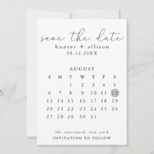 De datumagenda opslaan save the date