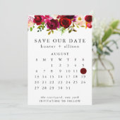 De datumagenda opslaan save the date (Staand voorkant)