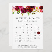 De datumagenda opslaan save the date (Voorkant / Achterkant)