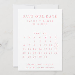 De datumagenda opslaan save the date