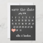 De datumagenda opslaan save the date (Voorkant)