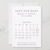 De datumagenda opslaan save the date (Voorkant)