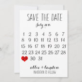 De datumagenda opslaan save the date (Voorkant)