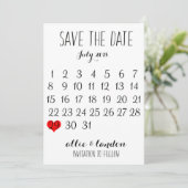 De datumagenda opslaan save the date (Staand voorkant)