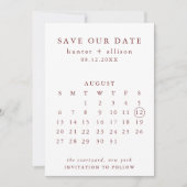 De datumagenda opslaan save the date (Voorkant)