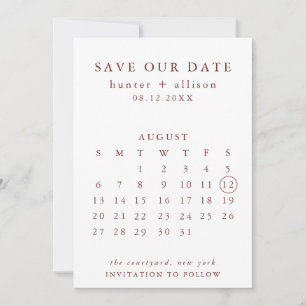 De datumagenda opslaan save the date