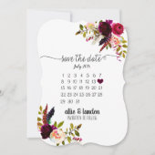 De datumagenda opslaan save the date (Voorkant)