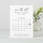 De datumagenda opslaan save the date (Staand voorkant)