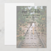 De datumagenda opslaan save the date (Voorkant / Achterkant)