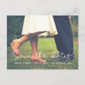 De datumfoto opslaan aankondigingskaart (Voorkant)